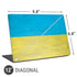Ukraine Flag Distressed Universal Laptop 12in (9.8 x 6.8in) Skin